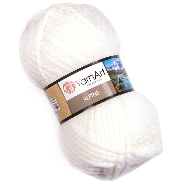 Fire de crosetat, Yarn Art, Alb