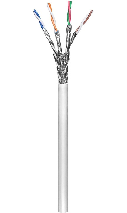 Cablu MicroConnect S/FTP CAT6 305m, PVC, Gri