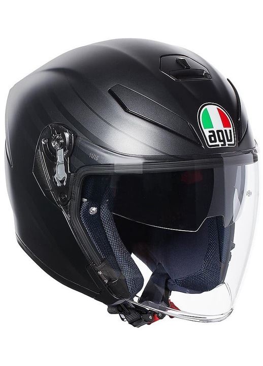 Casca de protectie moto, AGV, S-M, Negru