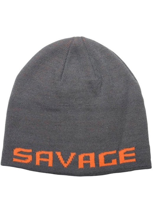 Férfi sapka, Savage Gear, akril, szürke/narancs, egy méret
