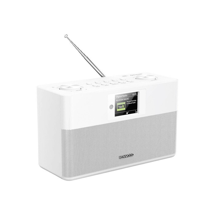 Radio cu ceas Kenwood CR-ST80DAB-W, Bluetooth, DAB+, USB, Alb