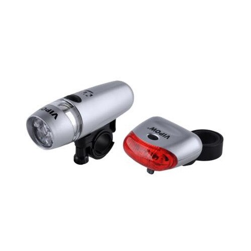 Set Lumini Far + Stop cu leduri pentru bicicleta