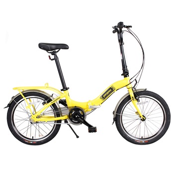 Bicicleta Pegas Camping 3S, Pliabil, Galben Bicicleta Pegas Camping 3S, Pliabil, Galben