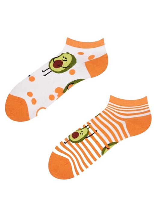 Sosete vesele, Dedoles, Funny avocado, Bumbac, Multicolor, 43 - 46 EU