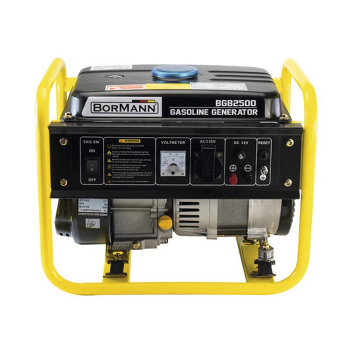 Generator De Curent Cu Benzina Bormannlite Bgb2500 1000w, Monofazic