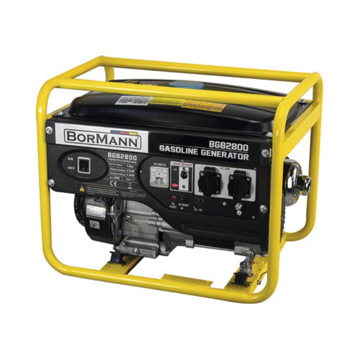 Generator De Curent Cu Benzina Bormannlite Bgb2800 2500w, Monofazic