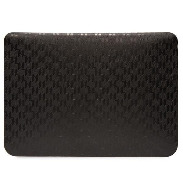Husa Karl Lagerfeld Saffiano Monogram Choupette compatibila cu laptop 16 inch Black