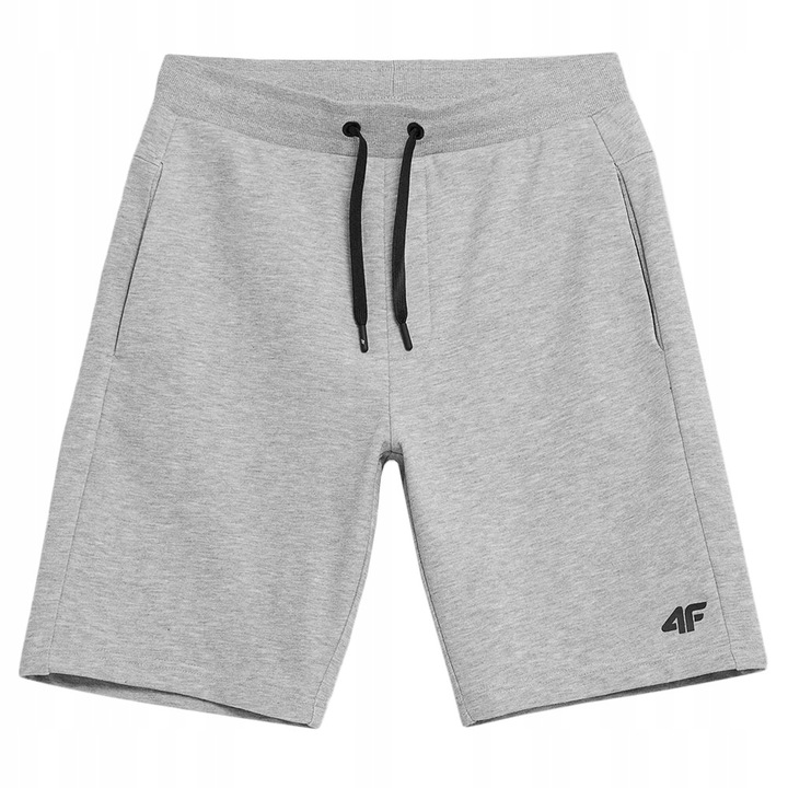 Pantaloni scurti pentru barbati, 4F, Bumbac/Poliester, Gri, Gri