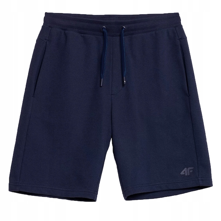 Pantaloni scurti pentru barbati, 4F, Bumbac/Poliester, Bleumarin