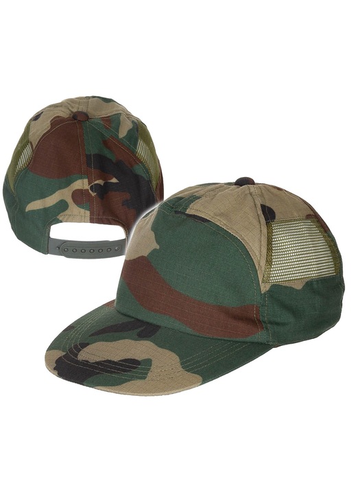 Sapca tactica sport barbati, MFH, Ajustabila in 8 trepte, Poliester/Bumbac, Universala, Verde militar