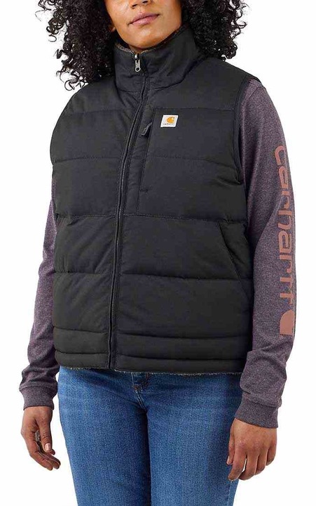 Vesta reversibila, Carhartt, Nailon/Poliester, Negru, M