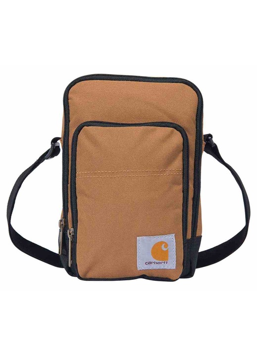 CARHARTT Crossbody táska, cipzáros, barna