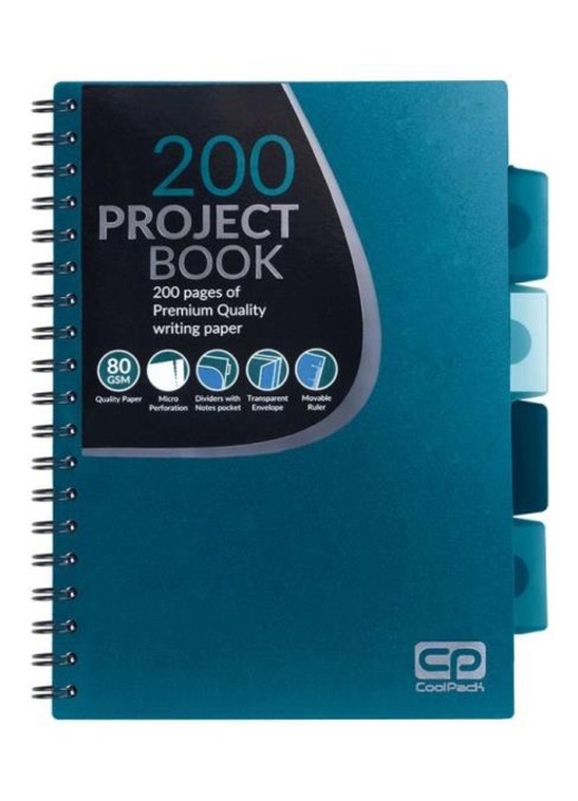 Carnet notite, CoolPack, Albastru
