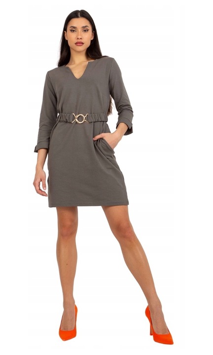 Rochie kaki, Och Bella, Bumbac