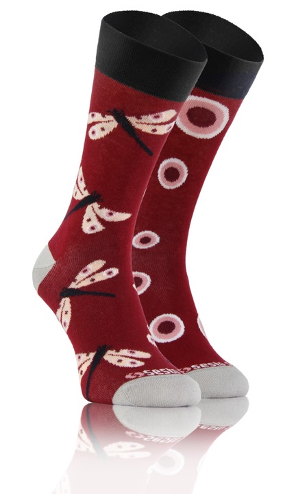 Sosete unisex Sesto Senso din bumbac, Multicolor, 43-46