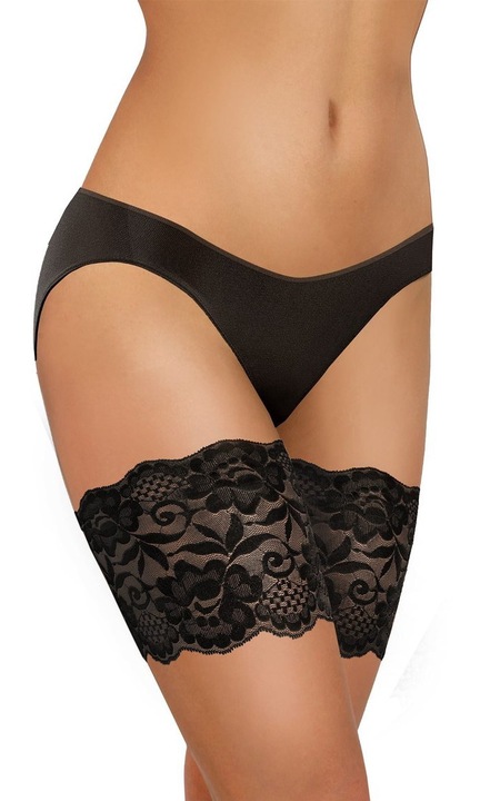 Jartiere cu curea din silicon, Sesto Senso, model, Negru