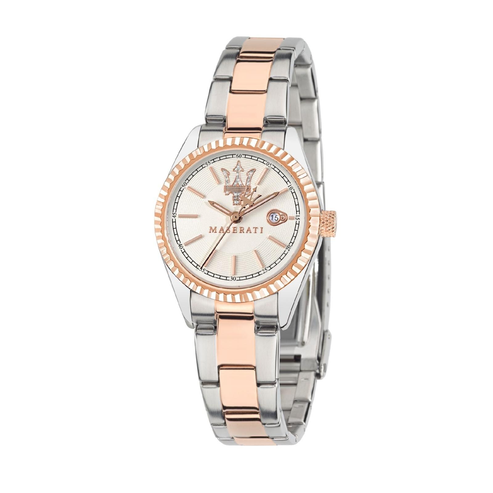 Ceas dama Maserati R8853100504 Quartz Argintiu, Rose gold