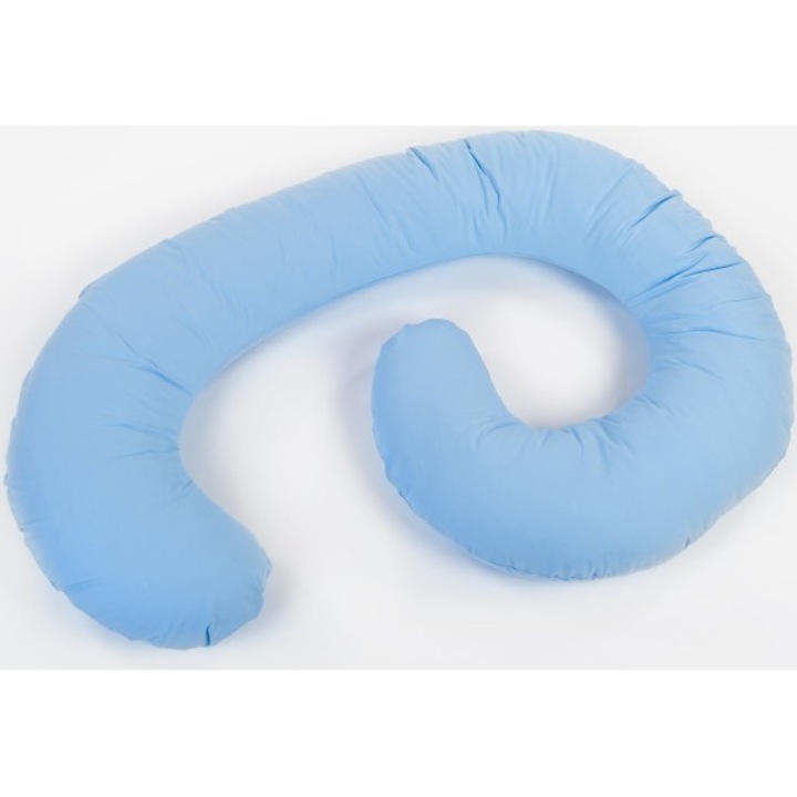 Perna gravide 3 in 1 in forma cifrei 9 bleu