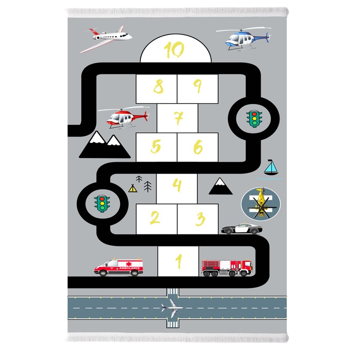 Килими Puzzle-home HM7678.10, Детски, 150х80 см