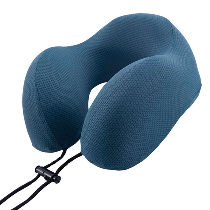 Perna voiaj, WEPZSXO, Elastan/Nylon/Spuma cu memorie, Albastru