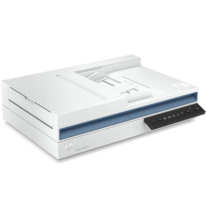 Scanner documente HP ScanJet Pro 2600 f1, USB 2.0, Comenzi configurabile, White