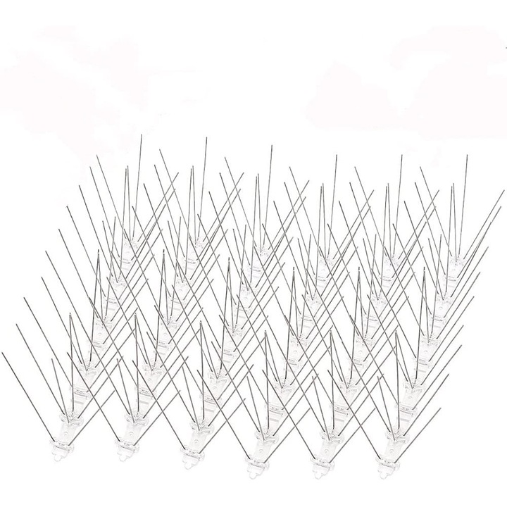 Лента от неръждаема стомана с шипове против птици, гълъби, NIERBO®, 2,5 м