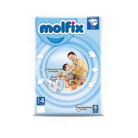 Пелени Molfix размер 4,7-14 кг, 52 броя - eMAG.bg