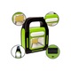 Lanterna de mana cu incarcare solara/USB, C115,10W, verde