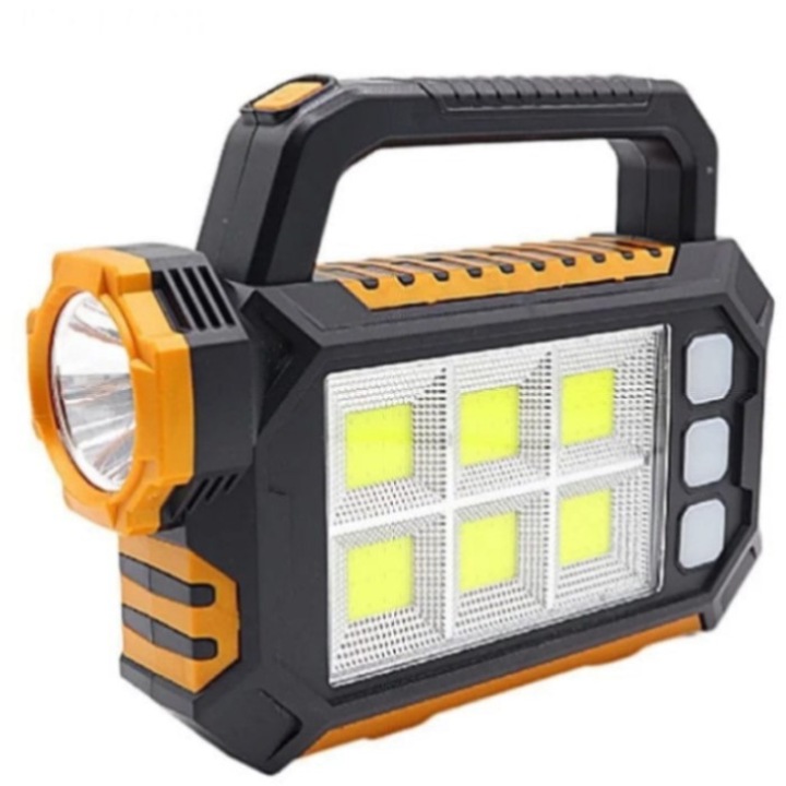 Соларен акумулаторен фенер, 3 в 1, LED