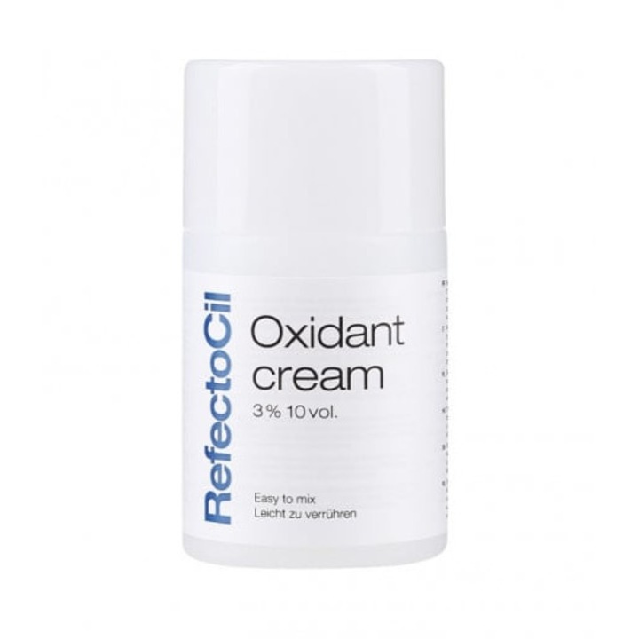 Oxidant crema pentru vopseaua de gene si sprancene 3%, 100 ml, RefectoCil