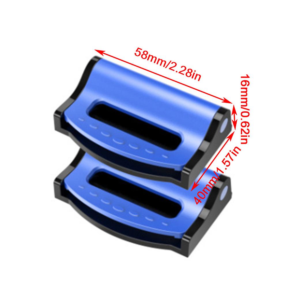 Set 2 x Cleme pentru Fixare Centura de Siguranta, albastru - eMAG.ro