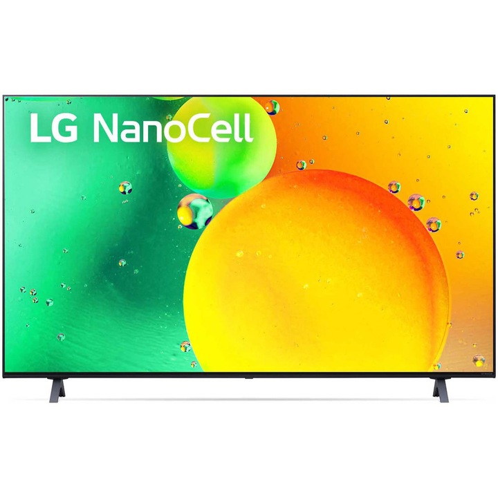 Televizor LG NanoCell 55NANO753QC, 139 cm, Smart, 4K Ultra HD, Clasa G (Model 2023)