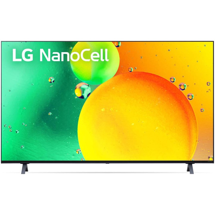 LG 65NANO753QC NanoCell Smart LED Televízió, UHD 4K, 164 cm, ThinQ AI, HDR, webOS