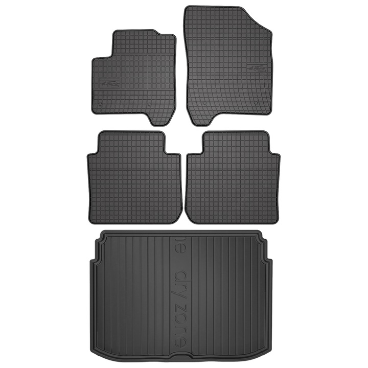 Covorase Citroen C3 Picasso 09, Frogum, Cauciuc, Negru