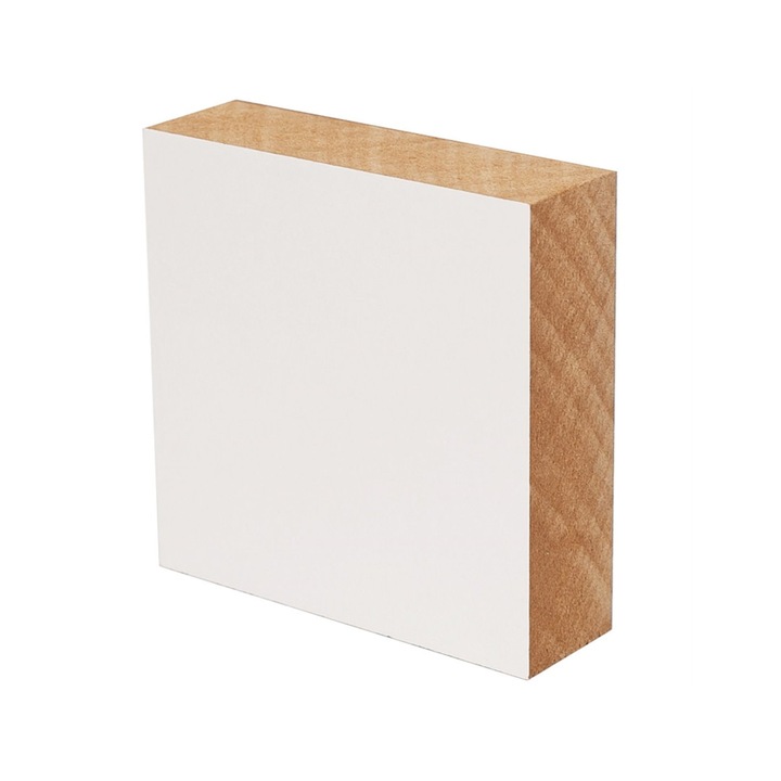 Rama MDF groasa sublimabila 10x10, Createur, alb+maro