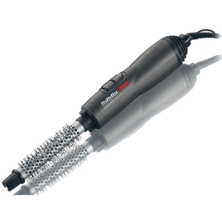 Perie electrica profesionala cu aer cald, Babyliss Pro Air Styler 700W, 19 mm