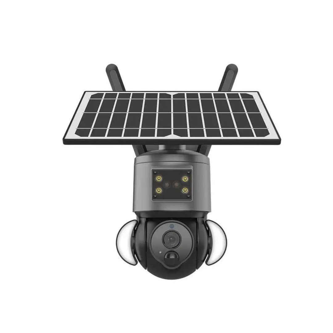 Камера за наблюдение със слънчево зареждане 4G, 5 MP, FullHD, зареждане ...