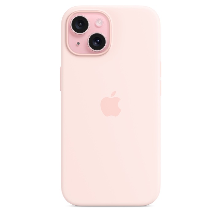 Силиконов Кейс за Apple iPhone 15, Розов пясък
