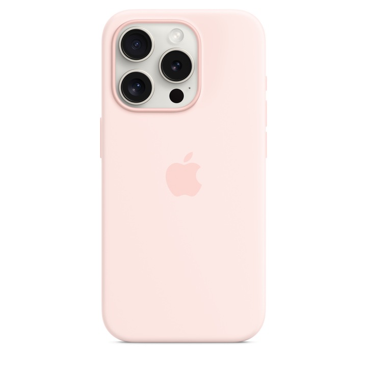 Силиконов Кейс за Apple iPhone 15 Pro, Розов пясък