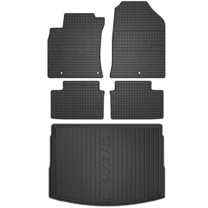 Covorase pentru Hyundai i30 3 HB 16, Frogum, Cauciuc, Negru