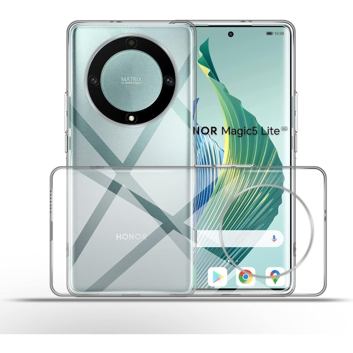 Honor Magic5 Lite / X40 / X9a tok, OEM, 1mm, átlátszó