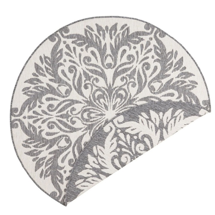 Covor decorativ, Hanse Home, 140 x 140 cm, Polipropilena, Multicolor