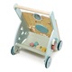 Дървена проходилка Tender Leaf Toys - Sunshine Baby Activity Walker, С активности