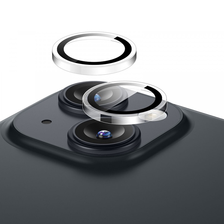 Протектор на камерата, ESR, Съвместим с iPhone 15 / 15 Plus, Clear