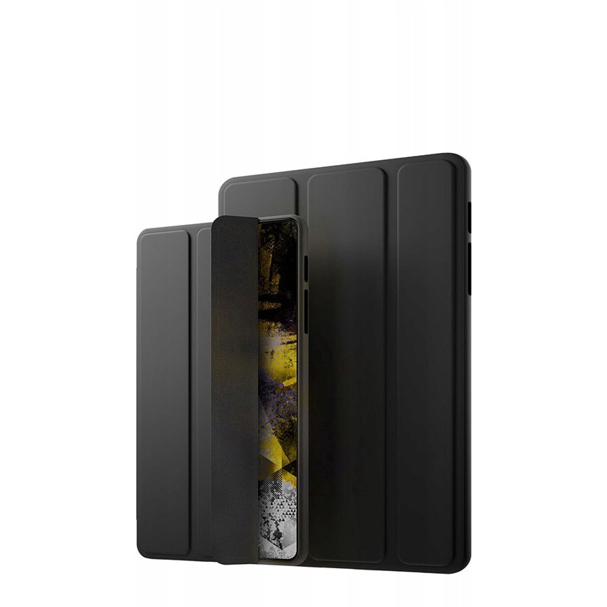 Husa tableta, 3mk, pentru Samsung Galaxy Tab S9 Plus, Policarbonat/Silicon, Negru