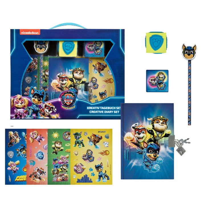 Set creativ copii, Undercover, Paw Patrol, Multicolor