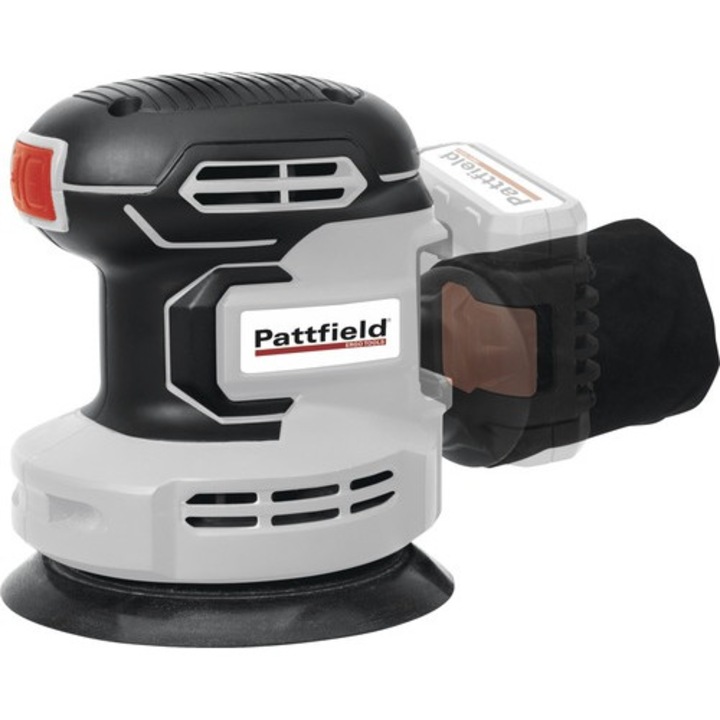 Ексцентършлайф без акумулатор Pattfield Pe-20 Rosb 20v Ø125mm, включени аксесоари