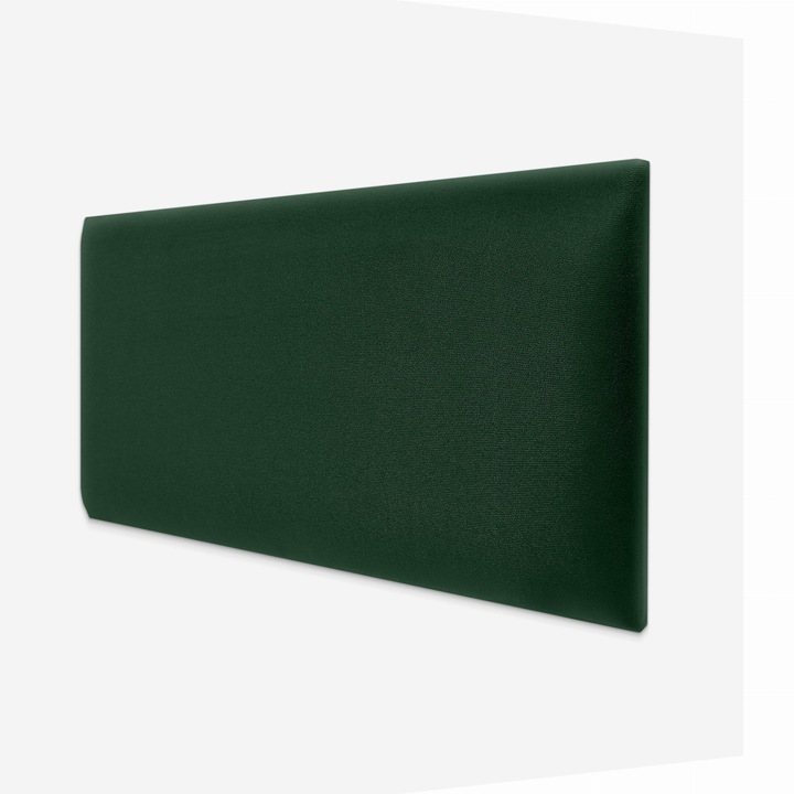 Panou tapitat pentru decorarea peretilor 3D, 40 x 30 cm Verde inchis