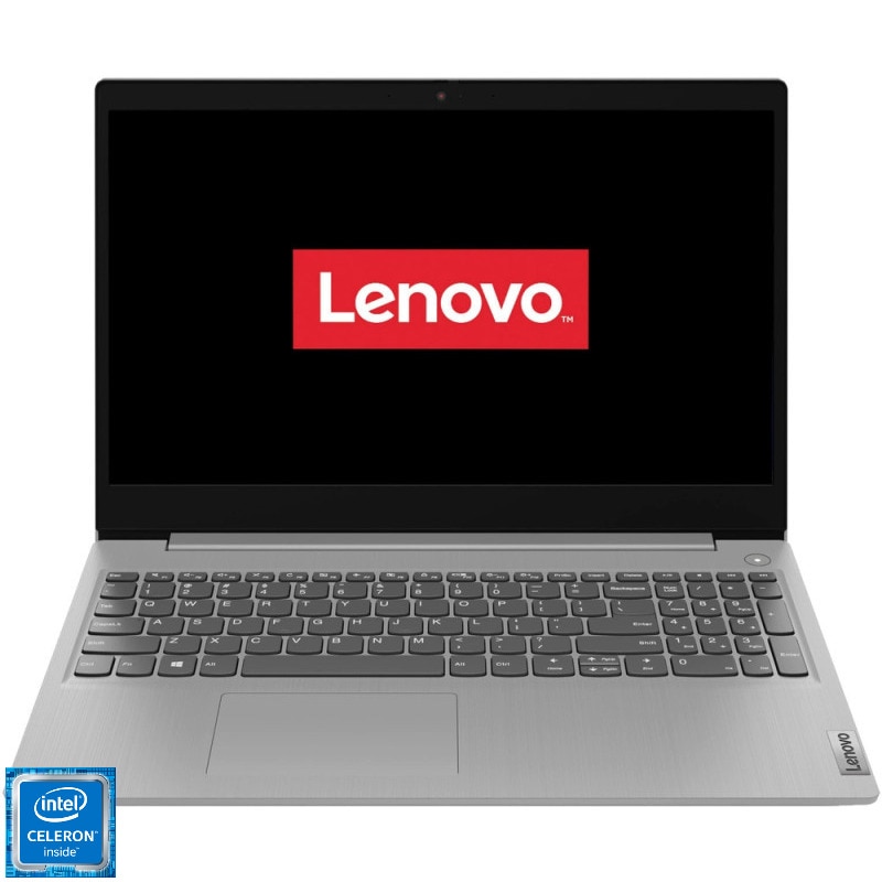 Laptop Lenovo, Intel® Celeron® pana la 3.40Ghz, quad core, 6 MB, 15.6", 8GB LPDDR5-4800, SSD 900 GB, fara dvd rw, mousepad gaming bonus