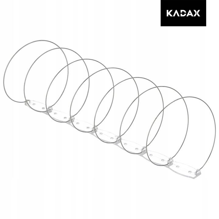 Madárriasztó tekercskészlet, Kadax, Rozsdamentes acél, Ezüst, 9 db